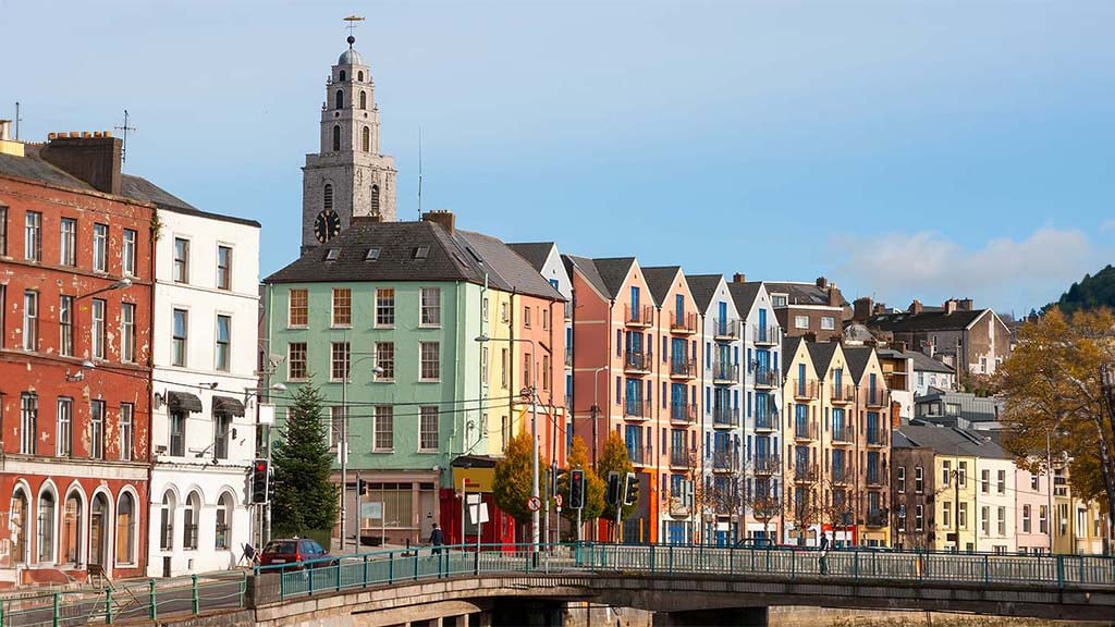 Neighborhood of Cork City in Cork, Ireland