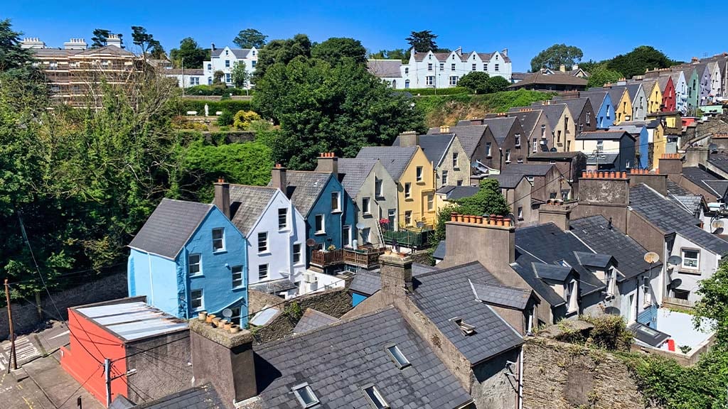 View of the City in Kinsale, Cork, Ireland