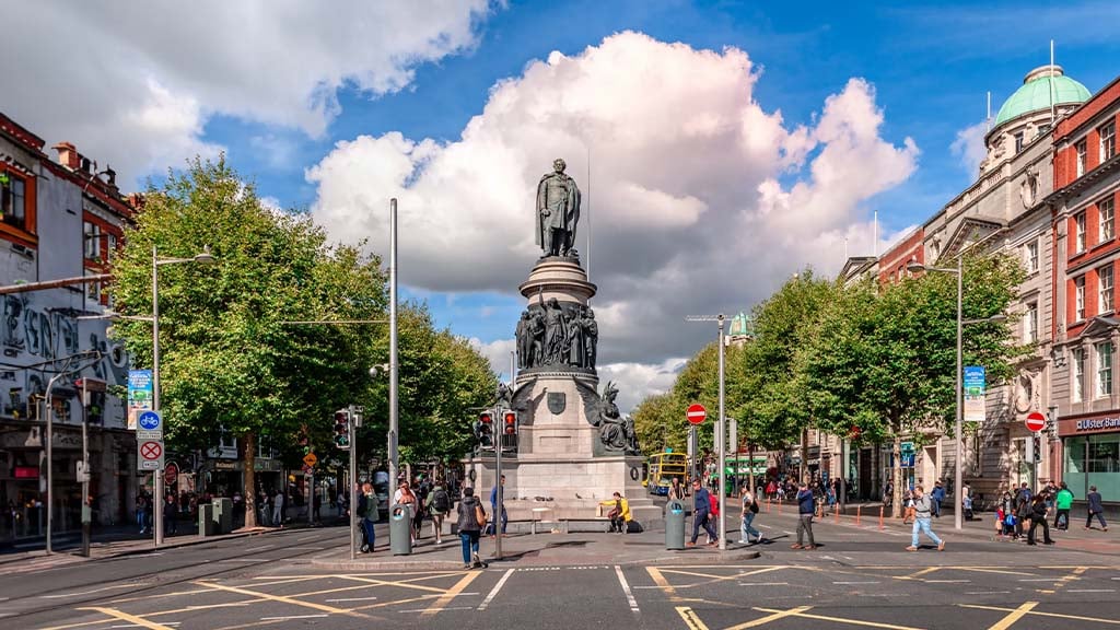 O'Connell Street in Dublin 1