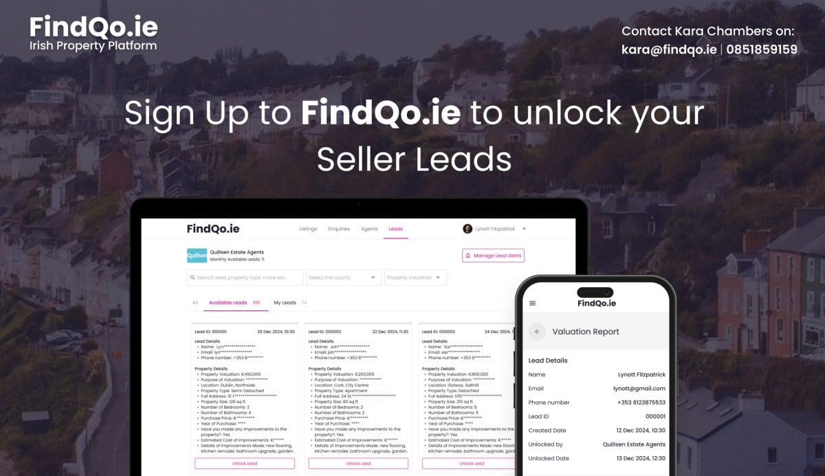 How To Get Real Estate Leads using FindQo.ie