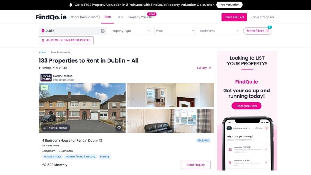 Dublin Properties for Rent