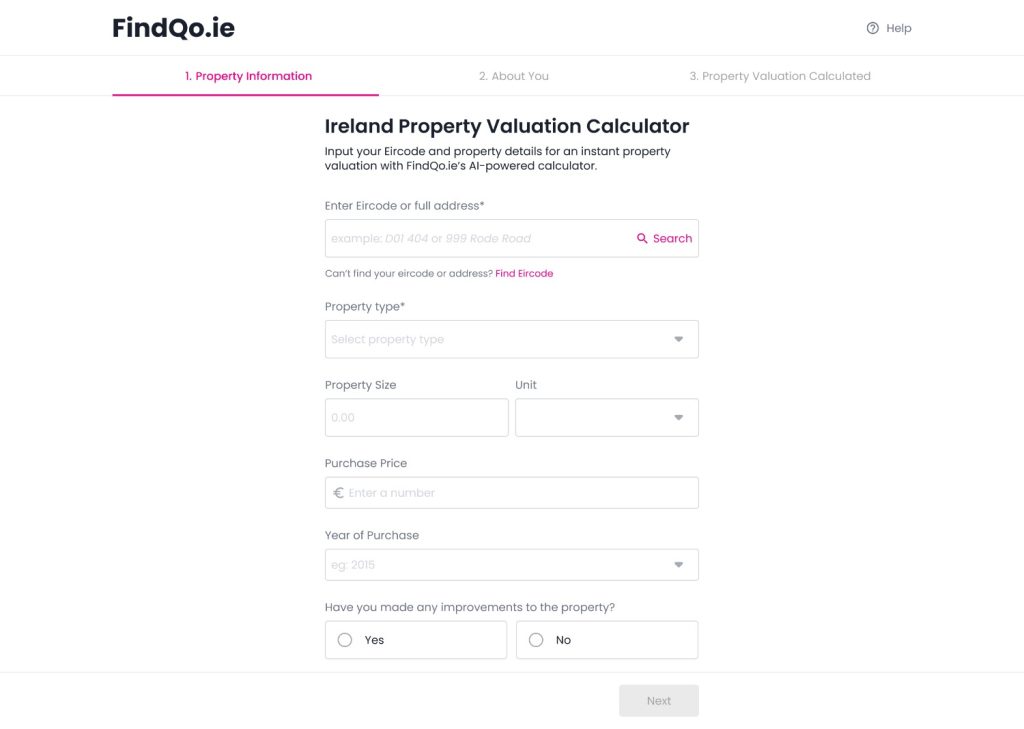 FindQo.ie - How much is my Donegal home worth