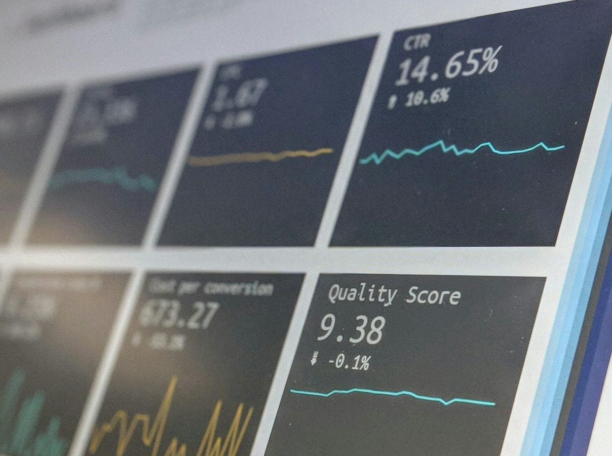 turned on monitoring screen